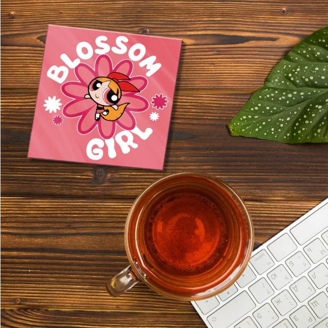BLOSSOM - POWER PUFF ACRYLIC COASTER